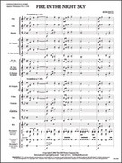Cover icon of Full Score Fire in the Night Sky: Score sheet music for concert band by Rob Grice, intermediate skill level