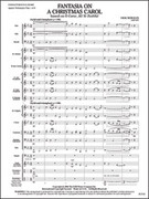 Cover icon of Full Score Fantasia on a Christmas Carol: Score sheet music for concert band by Erik Morales, intermediate skill level