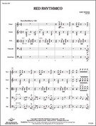 Cover icon of Full Score Red Rhythmico: Score sheet music for string orchestra by Kirt Mosier, intermediate skill level