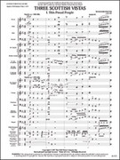 Cover icon of Full Score Three Scottish Vistas: Score sheet music for concert band by William Owens, intermediate skill level