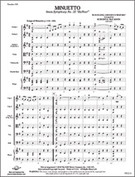 Cover icon of Full Score Minuetto from Symphony No. 35 Haffner: Score sheet music for string orchestra by Wolfgang Amadeus Mozart, intermediate skill level