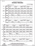 Cover icon of Full Score Double Trouble: Score sheet music for string orchestra by Lauren Bernofsky, intermediate skill level