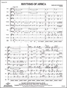 Cover icon of Full Score Rhythms of Africa: Score sheet music for string orchestra by Soon Hee Newbold, intermediate skill level