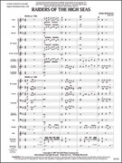 Cover icon of Full Score Raiders of the High Seas: Score sheet music for concert band by Erik Morales, intermediate skill level