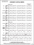 Cover icon of Full Score Cowboy Cattle Drive: Score sheet music for concert band by Timothy Loest, intermediate skill level