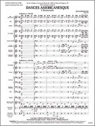 Cover icon of Full Score Dances Americanesque: Score sheet music for concert band by William Owens, intermediate skill level