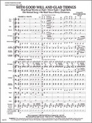 Cover icon of Full Score With Good Will and Glad Tidings: Score sheet music for concert band by William Owens, intermediate skill level