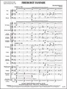 Cover icon of Full Score Fireburst Fanfare: Score sheet music for concert band by Roland Barrett, intermediate skill level