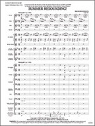 Cover icon of Full Score Summer Resounding!: Score sheet music for concert band by Brian Balmages, intermediate skill level