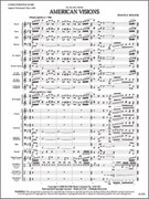 Cover icon of Full Score American Visions: Score sheet music for concert band by Travis J. Weller, intermediate skill level