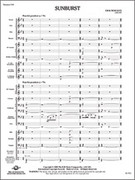 Cover icon of Full Score Sunburst: Score sheet music for concert band by Erik Morales, intermediate skill level