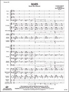 Cover icon of Full Score Mars from The Planets: Score sheet music for concert band by Gustav Holst, intermediate skill level