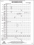 Cover icon of Full Score Reverberations: Score sheet music for concert band by Brian Balmages, intermediate skill level
