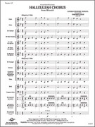 Cover icon of Full Score Hallelujah Chorus: Score sheet music for concert band by George Frideric Handel, intermediate skill level
