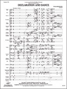Cover icon of Full Score Declaration and Dance: Score sheet music for concert band by William Owens, intermediate skill level