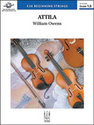 Cover icon of Full Score Attila: Score sheet music for string orchestra by William Owens, intermediate skill level