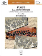 Cover icon of Full Score Fugue from L'estro Armonico: Score sheet music for string orchestra by Antonio Vivaldi and Johann Sebastian Bach, intermediate skill level
