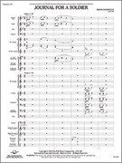 Cover icon of Full Score Journal for a Soldier: Score sheet music for concert band by Brian Balmages, intermediate skill level