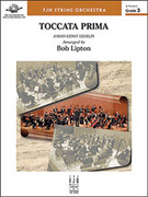 Cover icon of Full Score Toccata Prima: Score sheet music for string orchestra by Johan Ernst Eberlin, intermediate skill level
