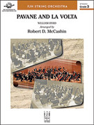 Cover icon of Full Score Pavane and La Volta: Score sheet music for string orchestra by William Byrd, intermediate skill level