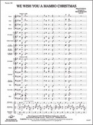 Cover icon of Full Score We Wish You a Mambo Christmas: Score sheet music for concert band by Erik Morales, intermediate skill level