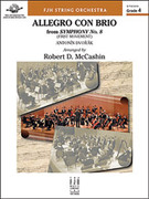 Cover icon of Full Score Allegro Con Brio from Symphony No. 8: Score sheet music for string orchestra by Antonin Dvorak and Antonin Dvorak, intermediate skill level
