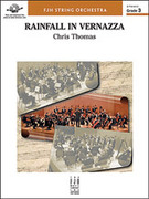 Cover icon of Full Score Rainfall in Vernazza: Score sheet music for string orchestra by Chris Thomas, intermediate skill level