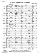 Cover icon of Full Score A West Highland Fanfare: Score sheet music for concert band by Travis J. Weller, intermediate skill level