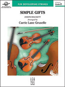 Cover icon of Full Score Simple Gifts: Score sheet music for string orchestra by Joseph Brackett and Carrie Lane Gruselle, intermediate skill level