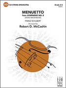 Cover icon of Full Score Menuetto From Symphony No 5: Score sheet music for string orchestra by Franz Schubert and Robert D. McCashin, intermediate skill level