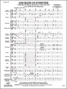 Cover icon of Full Score And Bless Us Every One: Score sheet music for concert band by William Owens, intermediate skill level