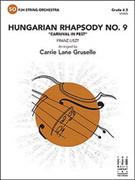 Cover icon of Full Score Hungarian Rhapsody No 9: Score sheet music for string orchestra by Franz Liszt and Carrie Lane Gruselle, intermediate skill level