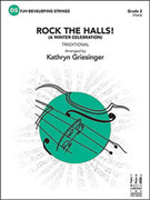 Cover icon of Full Score Rock The Halls!: Score sheet music for string orchestra by Anonymous, intermediate skill level
