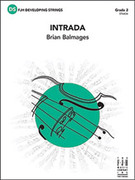 Cover icon of Full Score Intrada: Score sheet music for string orchestra by Brian Balmages, intermediate skill level