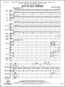 Cover icon of Full Score Joy in All Things: Score sheet music for concert band by Brian Balmages, intermediate skill level