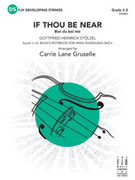 Cover icon of Full Score If Thou Be Near: Score sheet music for string orchestra by Gottfried Heinrich Stolzel, intermediate skill level