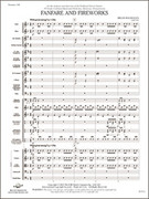Cover icon of Full Score Fanfare and Fireworks: Score sheet music for concert band by Brian Balmages, intermediate skill level