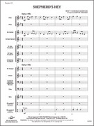 Cover icon of Full Score Shepherd's Hey: Score sheet music for concert band by Anonymous, intermediate skill level