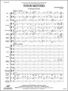 Cover icon of Full Score Tudor Sketches: Score sheet music for concert band by William Owens, intermediate skill level