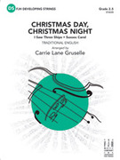 Cover icon of Full Score Christmas Day, Christmas Night: Score sheet music for string orchestra by Anonymous, intermediate skill level