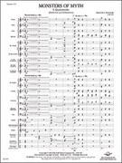 Cover icon of Full Score Monsters of Myth: Score sheet music for concert band by Travis J. Weller, intermediate skill level