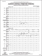 Cover icon of Full Score Always United, Forever Strong: Score sheet music for concert band by Brian Balmages, intermediate skill level