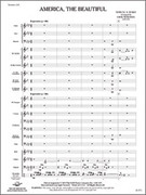 Cover icon of Full Score America, The Beautiful: Score sheet music for concert band by Erik Morales, intermediate skill level