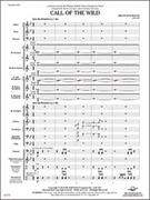 Cover icon of Full Score Call of the Wild: Score sheet music for concert band by Brian Balmages, intermediate skill level