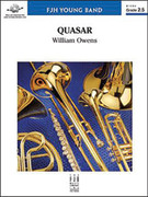 Cover icon of Full Score Quasar: Score sheet music for concert band by William Owens, intermediate skill level