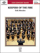 Cover icon of Full Score Keepers of the Fire: Score sheet music for concert band by Erik Morales, intermediate skill level