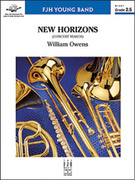 Cover icon of Full Score New Horizons: Score sheet music for concert band by William Owens, intermediate skill level