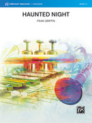 Cover icon of Haunted Night sheet music for concert band (full score) by Fran Griffin, intermediate skill level