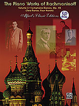 Cover icon of Symphonic Dances, Opus 45 - III. Lento assai / Allegro vivace - Piano Duo sheet music for "Piano Duo (2 Pianos, 4 Hands)" by Serjeij Rachmaninoff and Serjeij Rachmaninoff, easy+ skill level