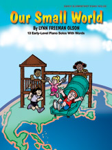 Cover icon of Tiptoe, Tiptoe - Piano Solo with Lyrics (with Optional Duet Accompaniments) sheet music for Piano Solo with Lyrics by Lynn Freeman Olson, easy+ skill level